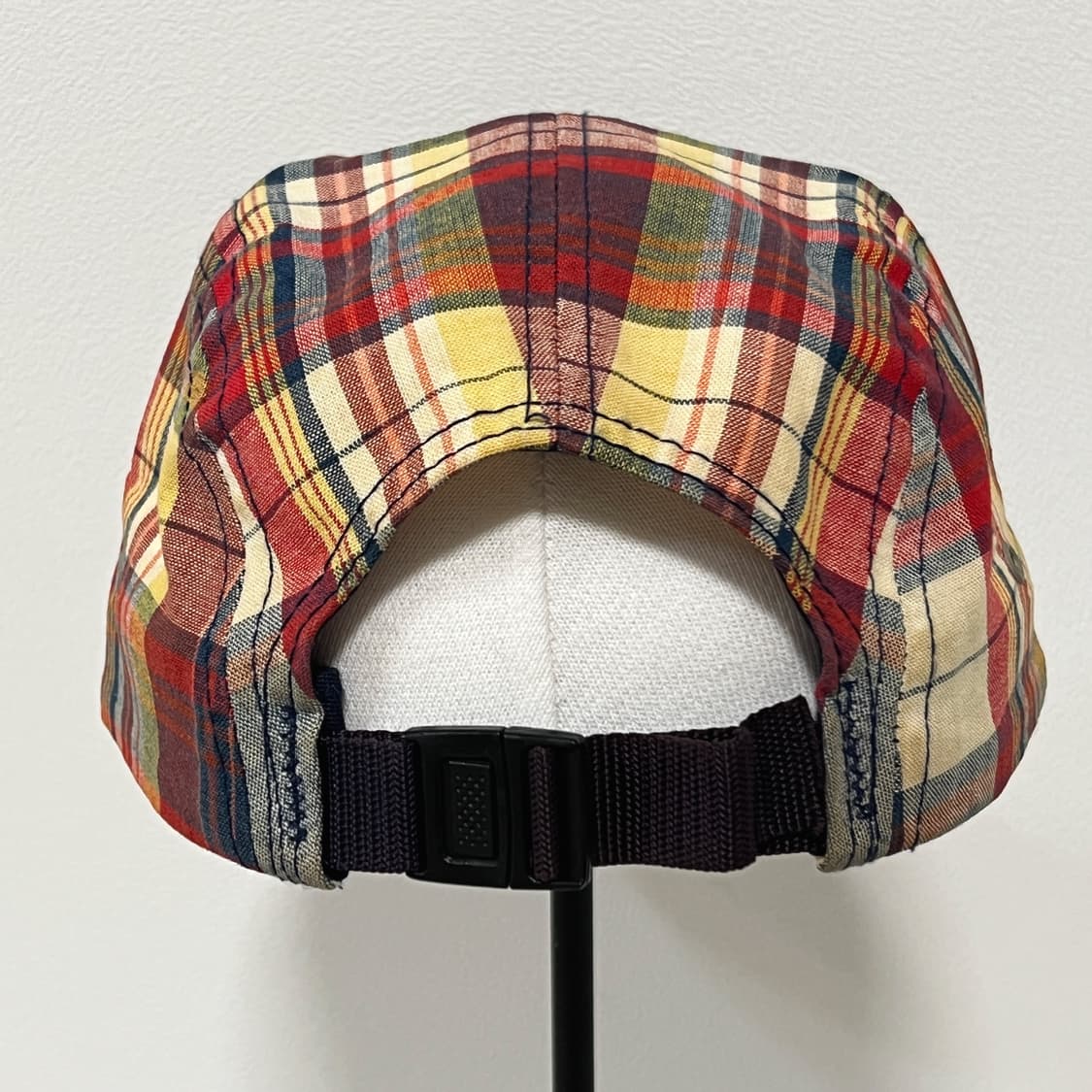 슈프림 2005 체크 패턴 5패널 캠프캡  상품이미지3