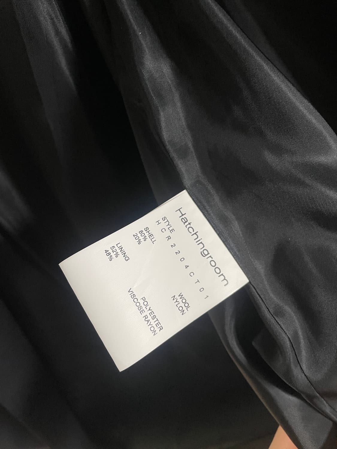 해칭룸 후디드코트 다크네이비 3사이즈 상품이미지3