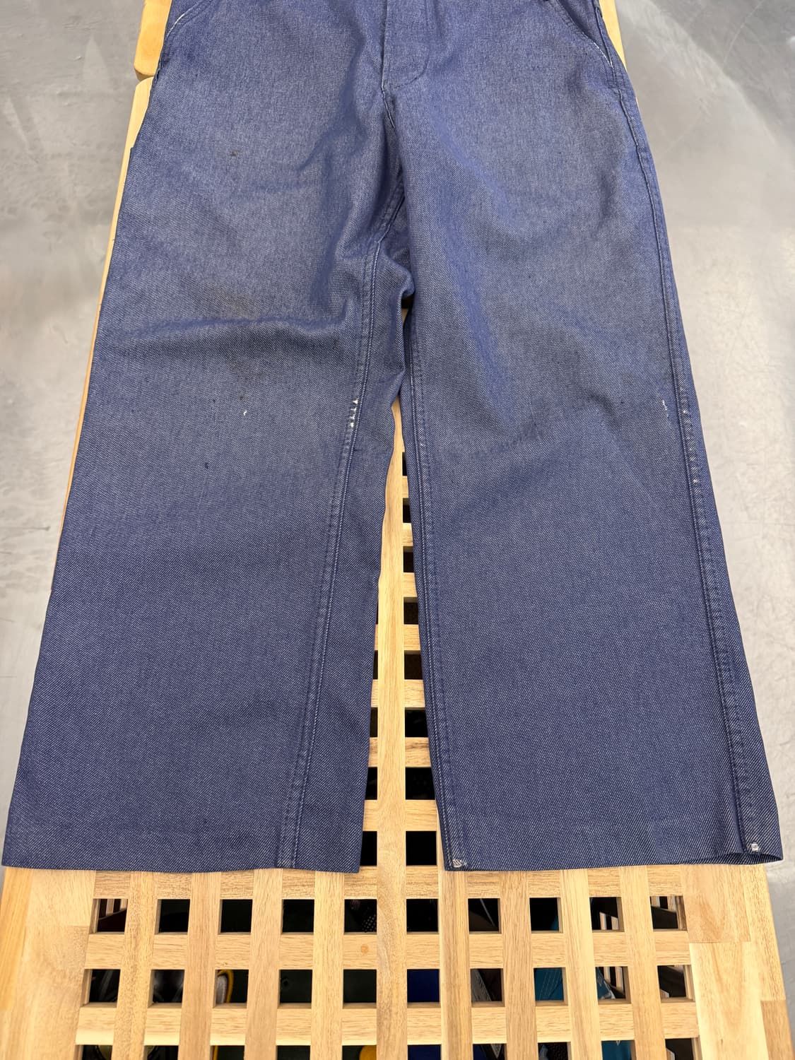 90s BARBE BLEUE FRENCH DENIM 데님 프렌치워크팬츠 상품이미지4