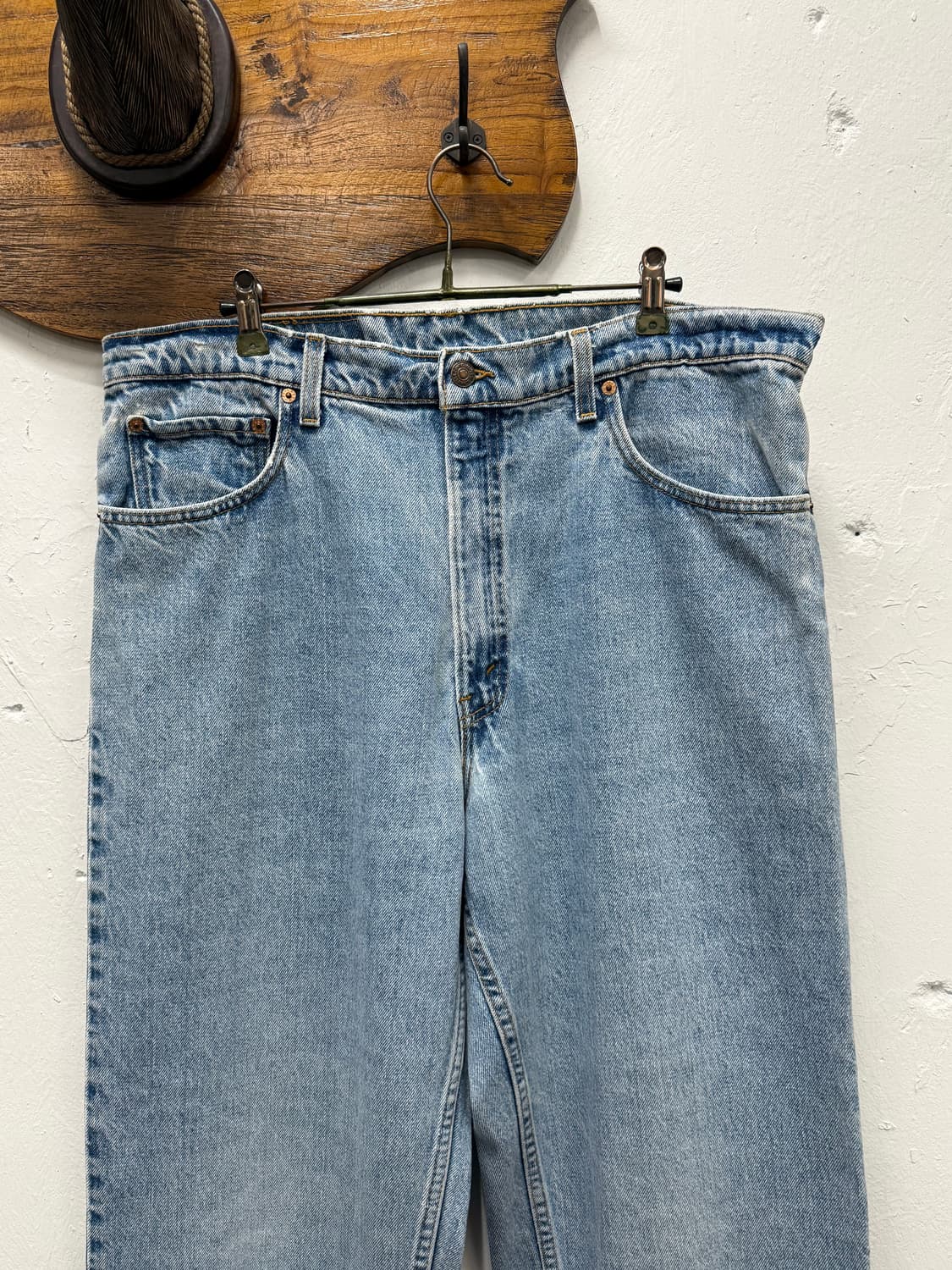 37) 90s USA Levi’s 550 Light Blue Denim  상품이미지6