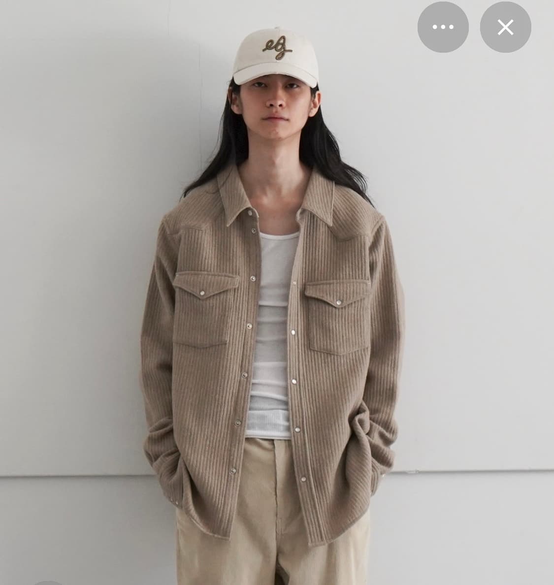 ABELIAEDOWARDGOUCHA EASTER SHIRT(beige) 상품이미지4