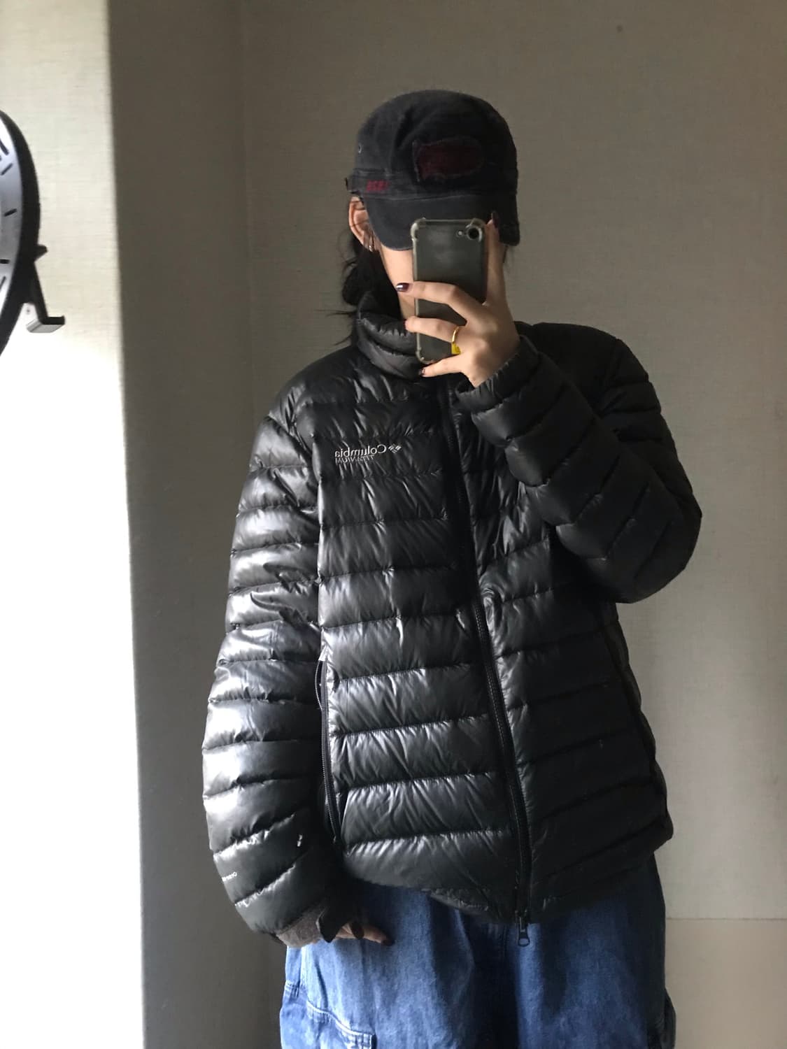 콜롬비아 딥카키 경량패딩 상품이미지3