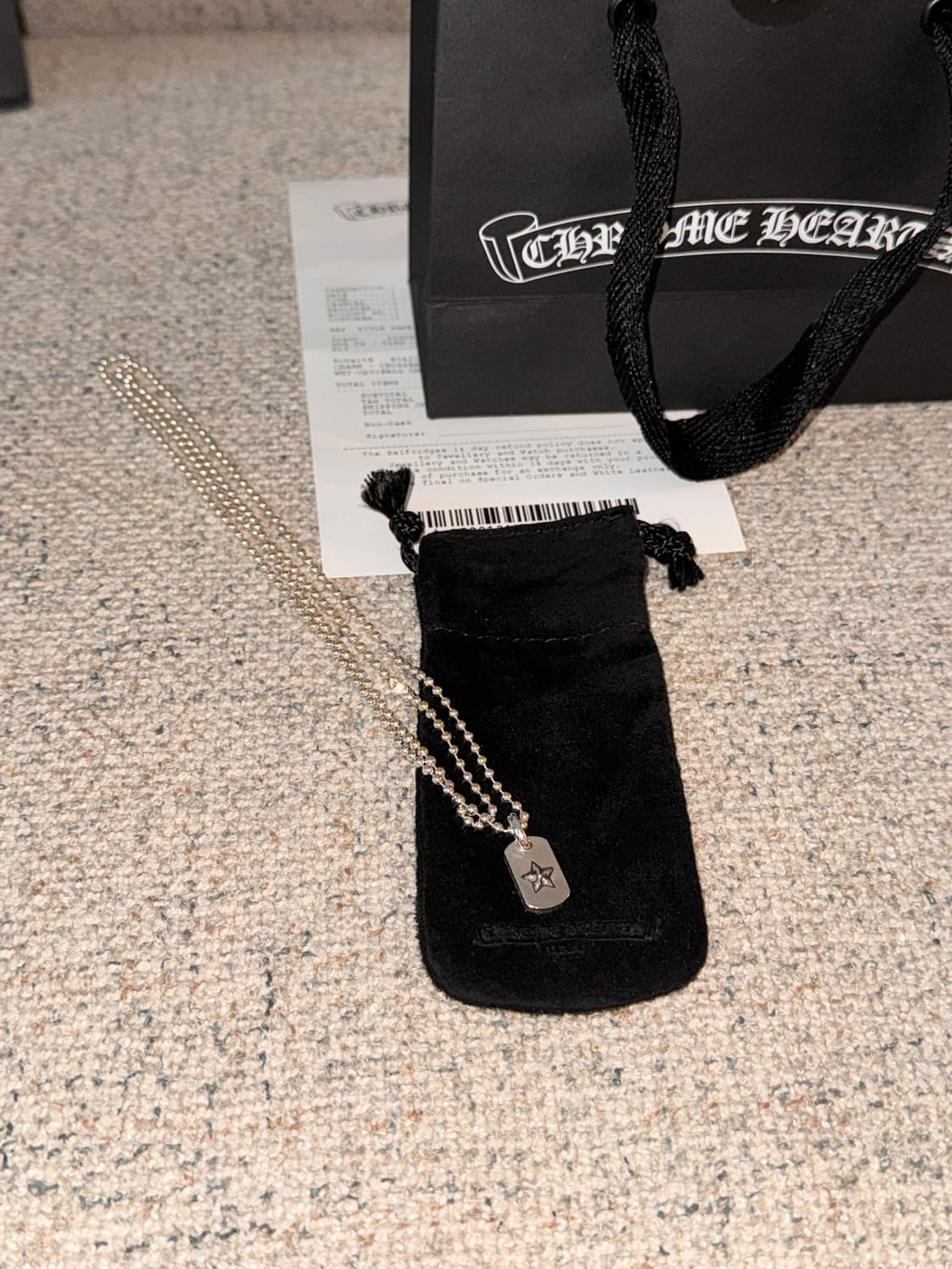 크롬하츠 타이니 스타 도그택 볼체인  상품이미지9