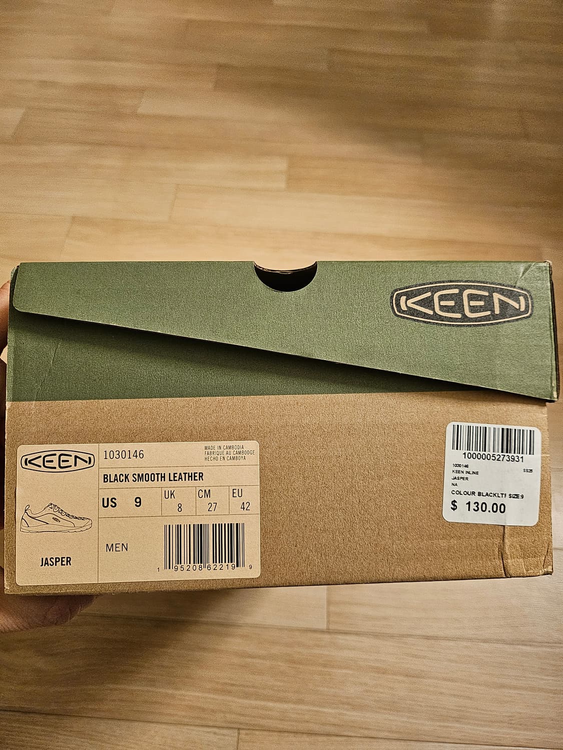 [270] keen 킨 재스퍼 블랙 스무스 레더 새상품 상품이미지6