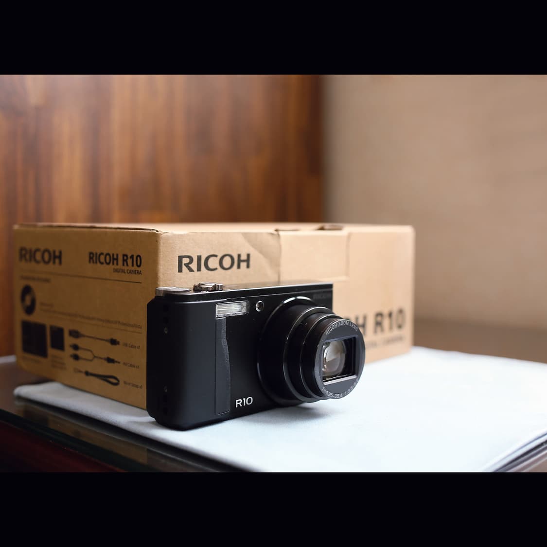 레어 <준 민트급> 리코 R10 블랙 박스 세트 빈티지 디카 상품이미지2