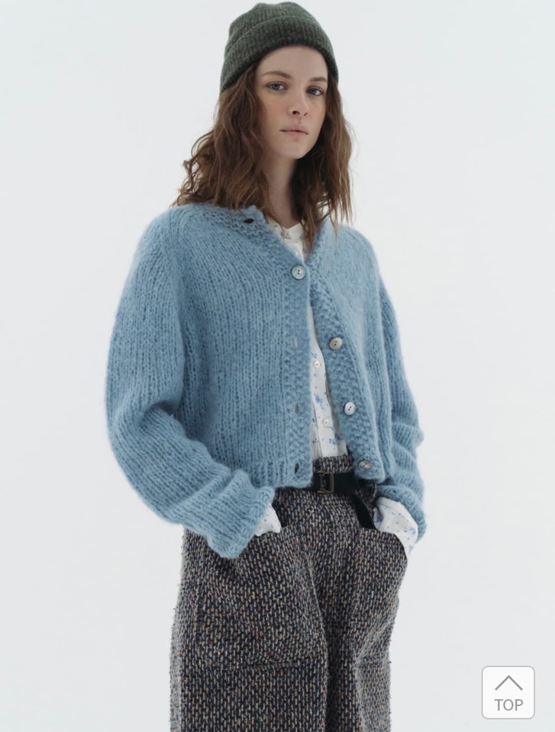 비아플레인 sally 핸드메이드 가디건 새상품 정품 상품이미지2