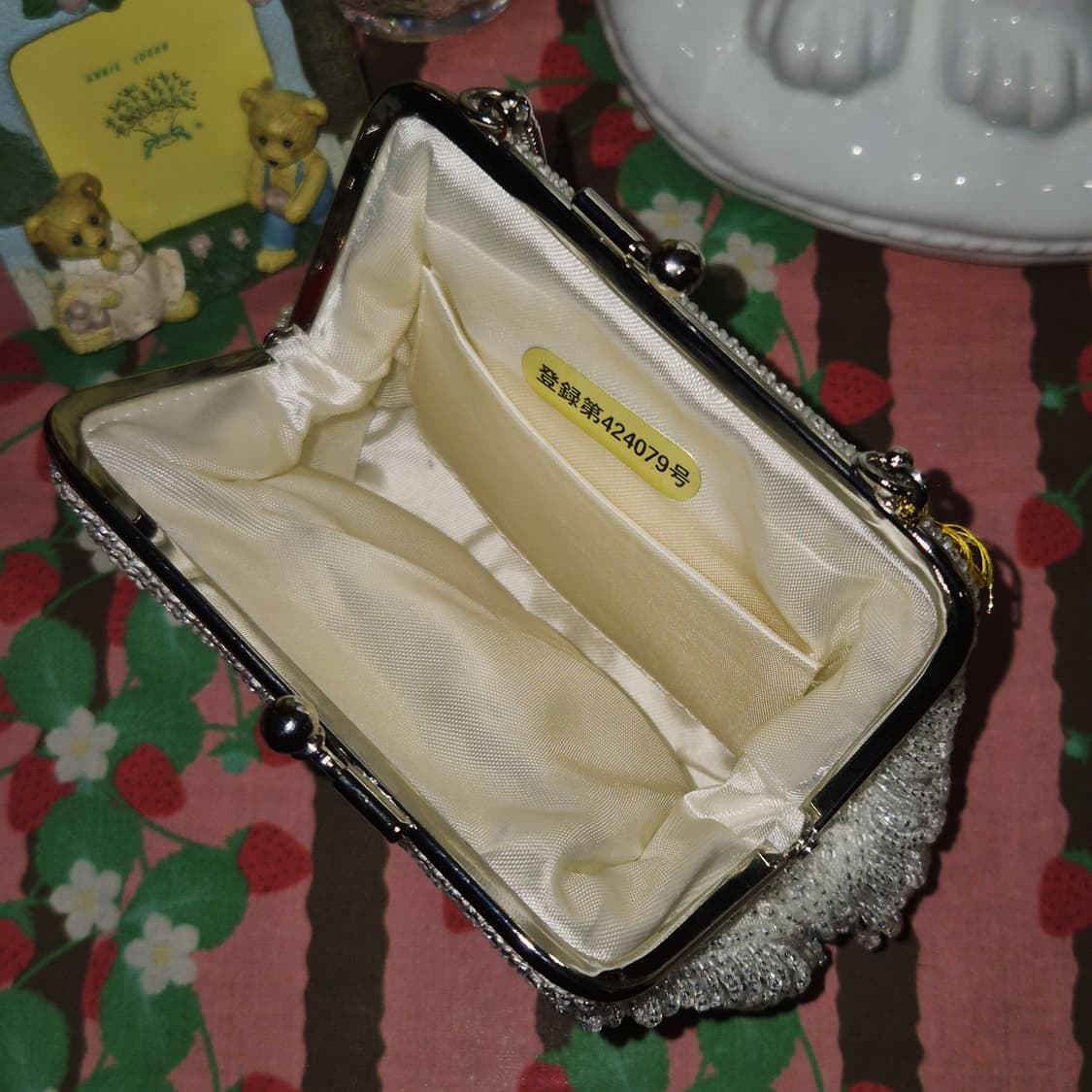 80s 핸드메이드 레트로 쉘 비즈 파티백 상품이미지10