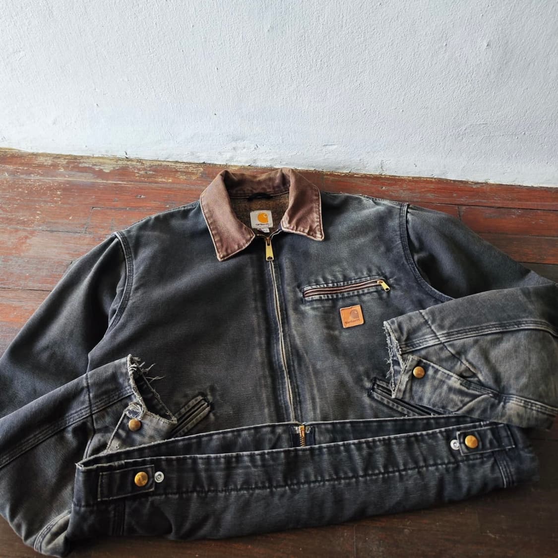 OG Carhartt J97 BLK Detroit Jacket 칼하트 상품이미지4