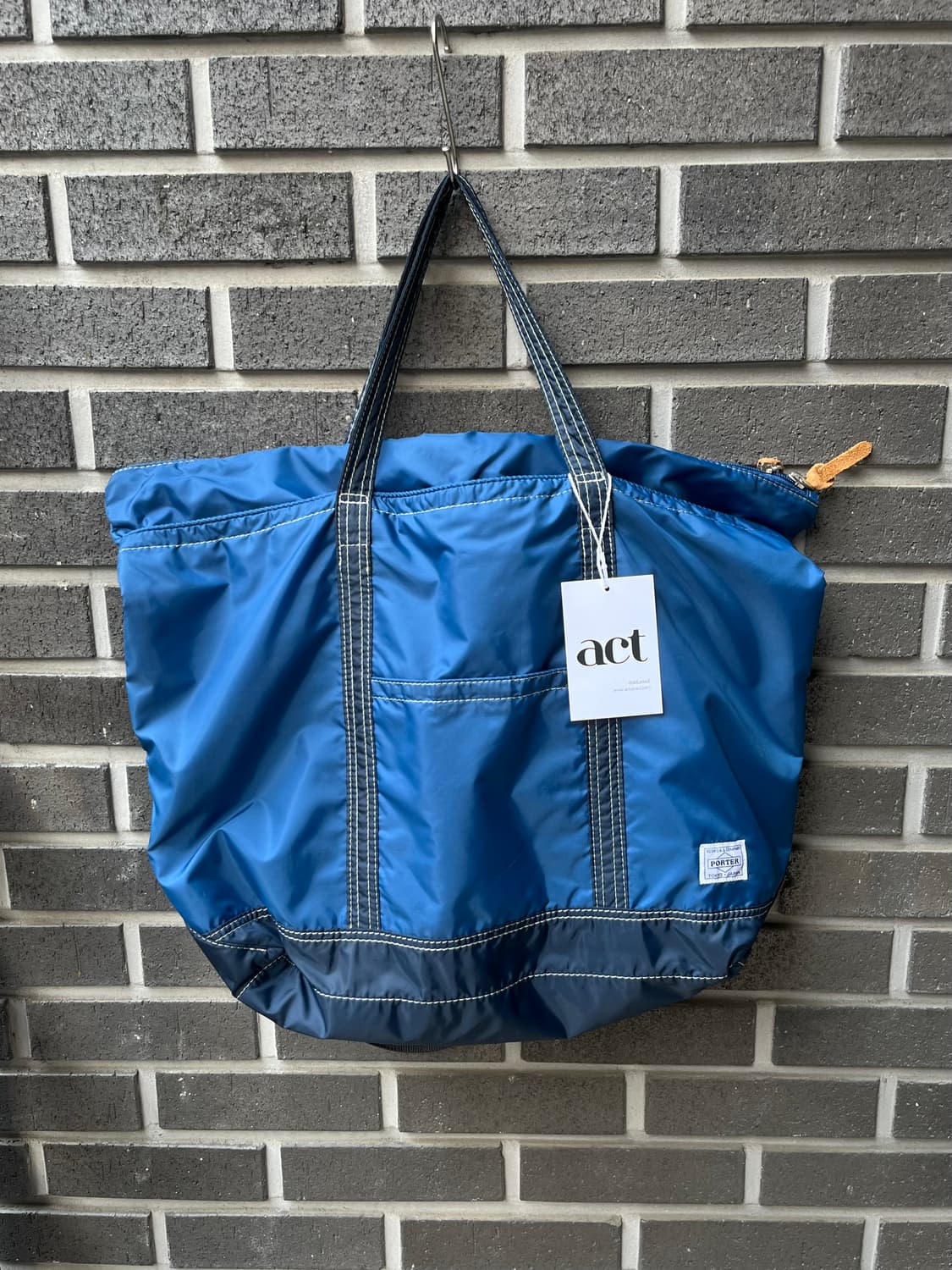 PORTER 포터 스티치 호보백 블루 상품이미지1