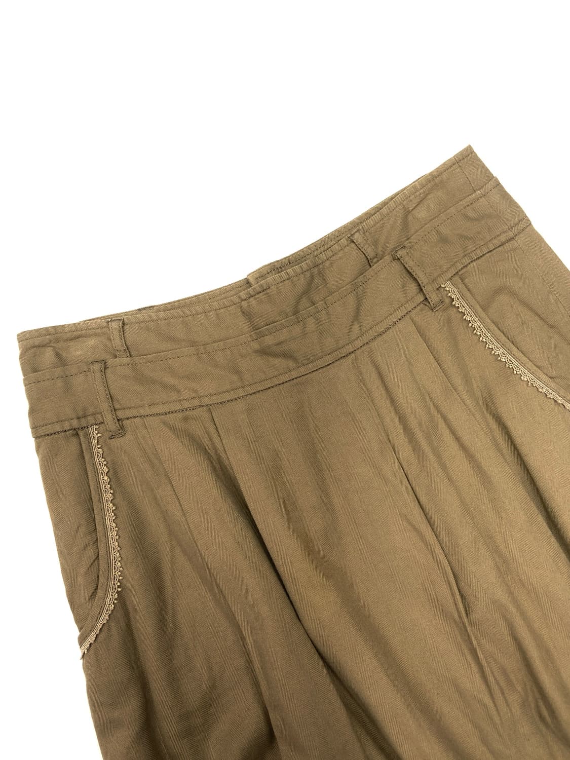 Atsuro tayama brown button skirt 상품이미지4