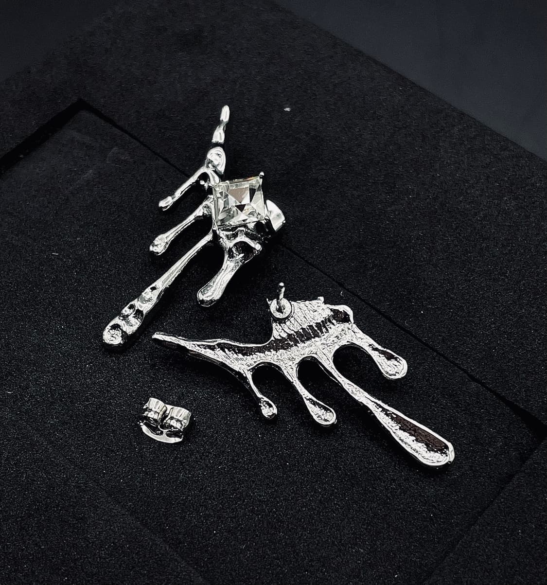 pcr053 Gummy tear drop ear ring 상품이미지4