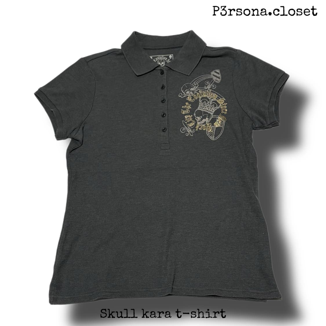 Skull kara t-shirt 상품이미지1