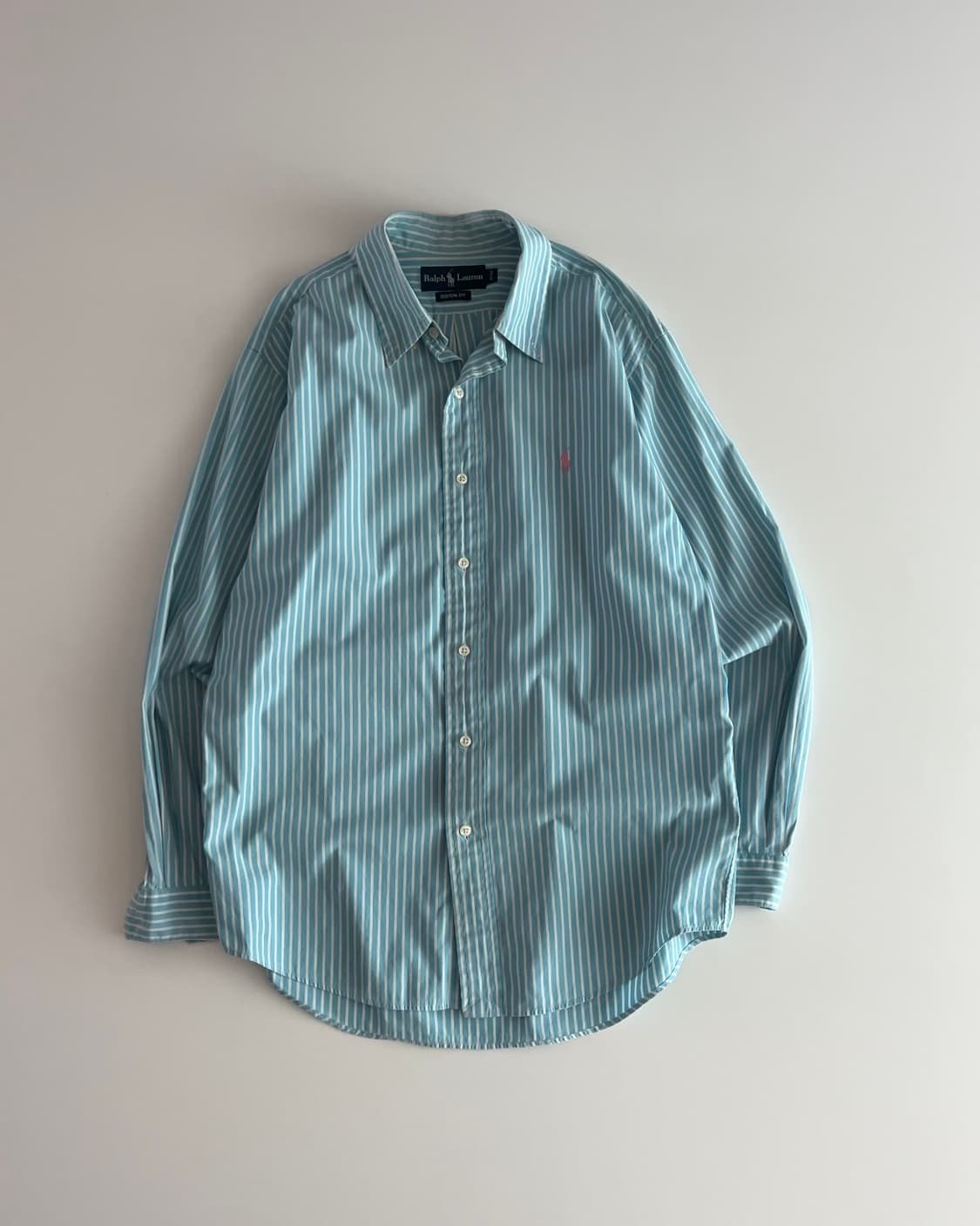 폴로 랄프로렌 하늘색 스트라이프 셔츠 m 정도  상품이미지1