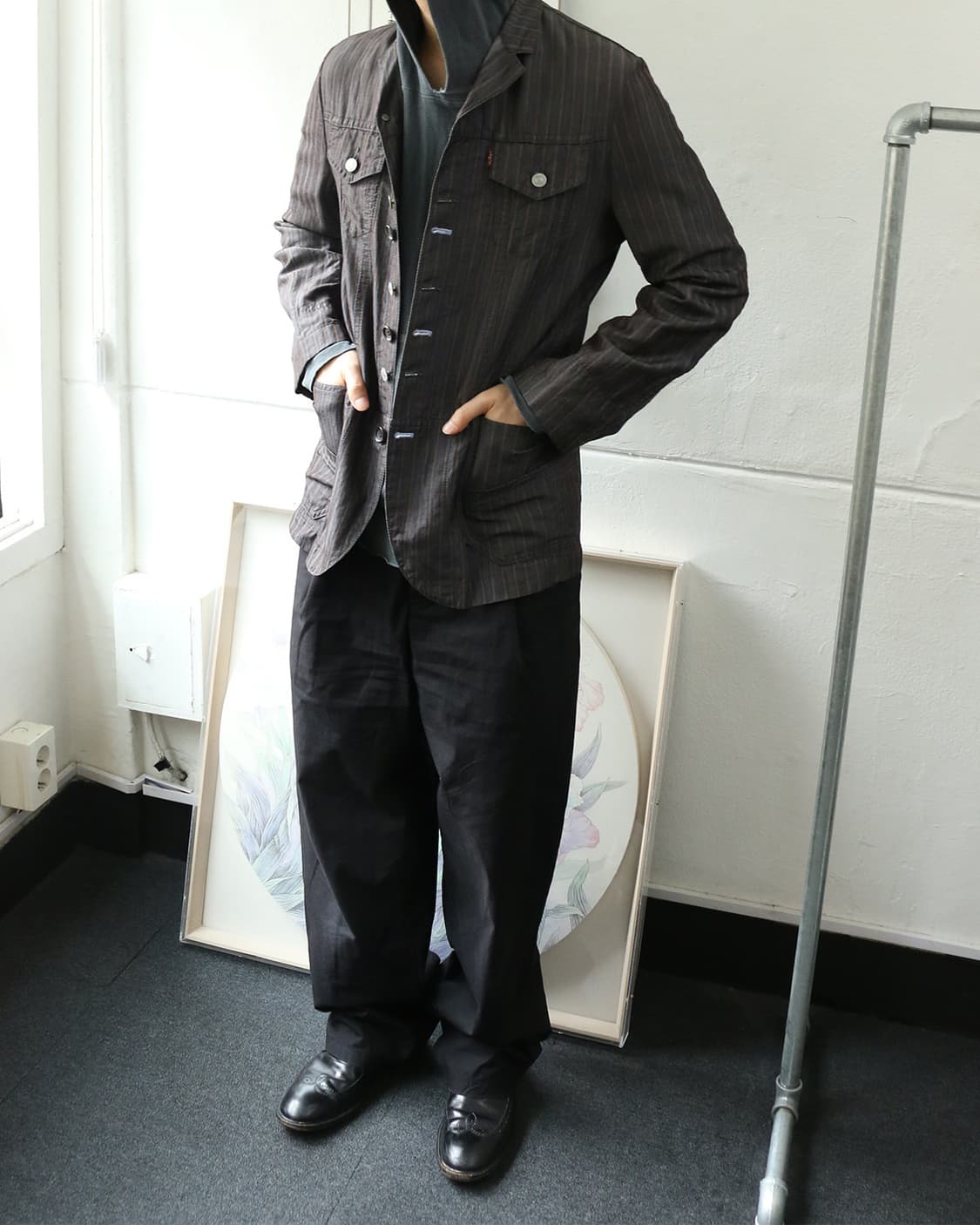 준야 와타나베 맨 X 리바이스 워크 자켓 상품이미지4