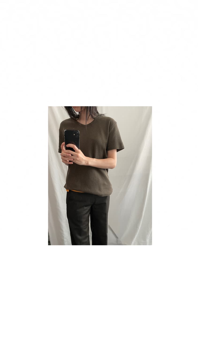 Alpha Industries v-neck waffle T-shirt 상품이미지9