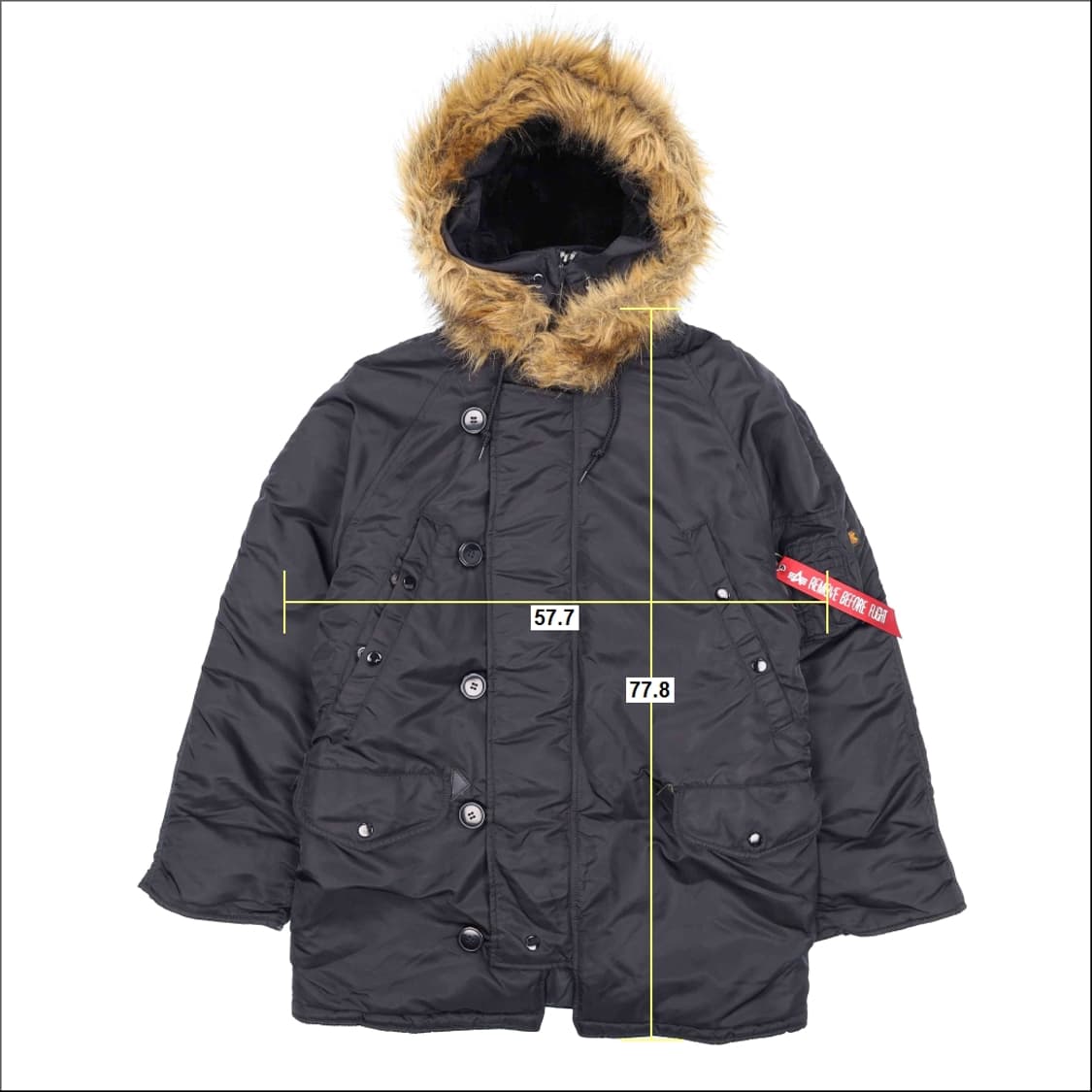 [XS] 알파인더스트리 N-3B 오스포드 야상 파카 점퍼 N7097 상품이미지9