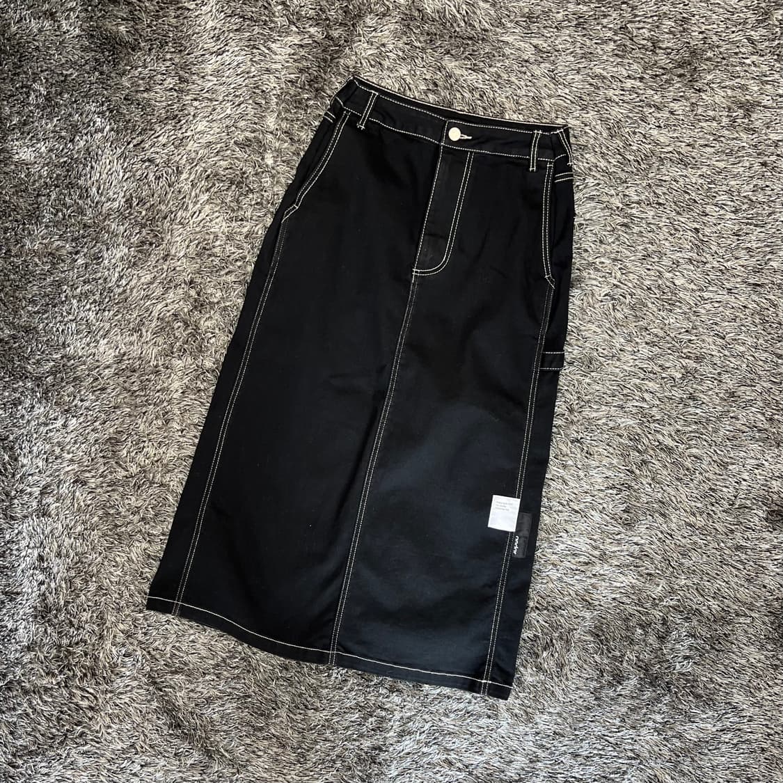 안다르 블랙진 롱 스커트 (4) 상품이미지1