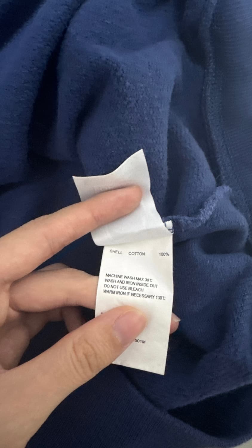 [~2.12] 키르시 퍼 체리 네이비 맨투맨 상품이미지7