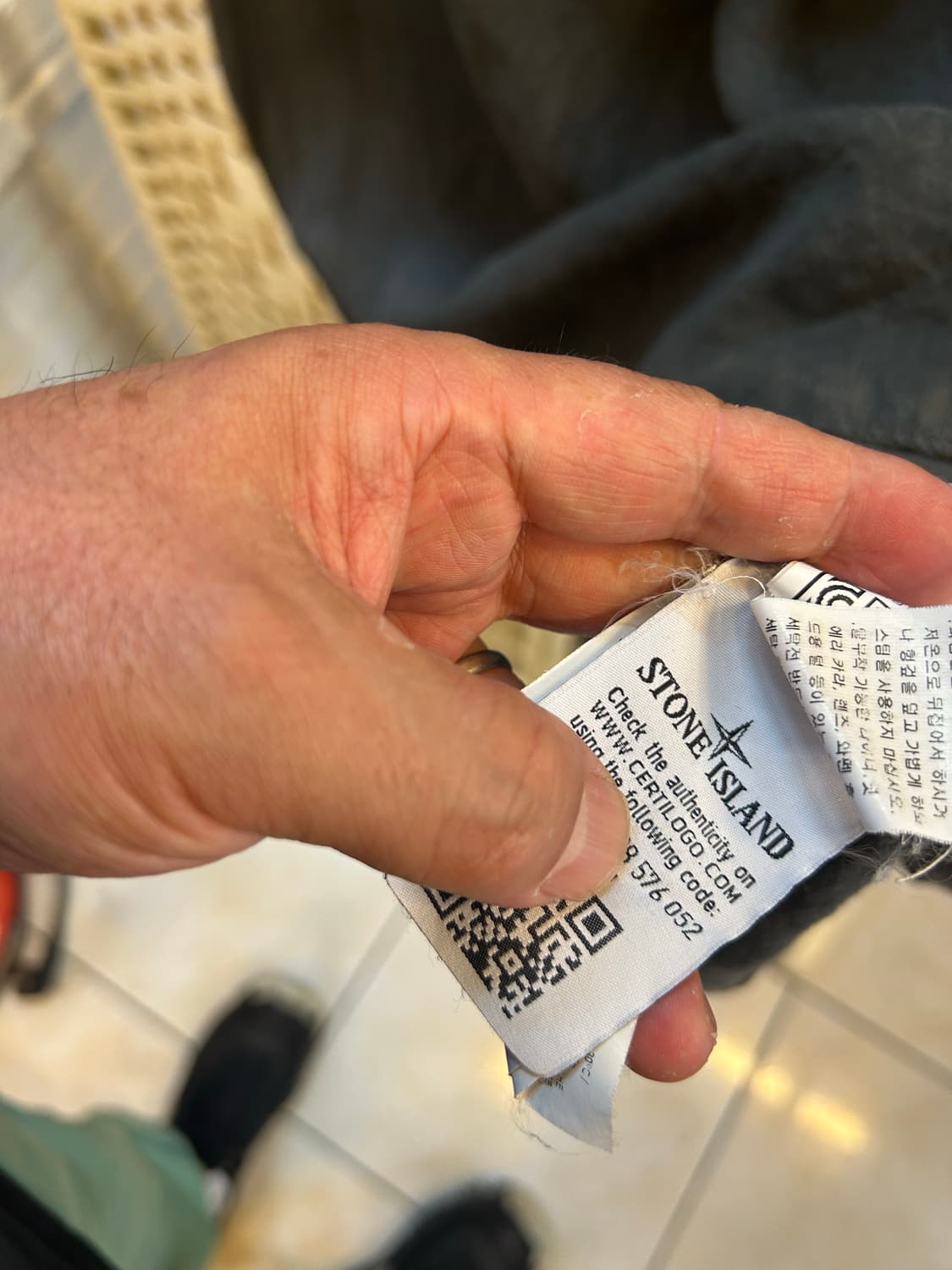 105 정품 스톤아일랜드 린넨 반팔 팝니다 상품이미지6