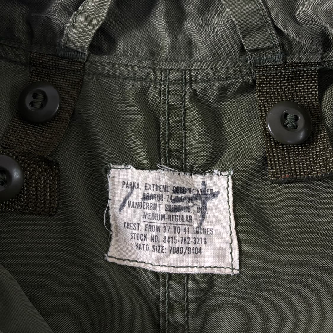 Military 미군 OG 70's M-65 피쉬테일 개파카 상품이미지5