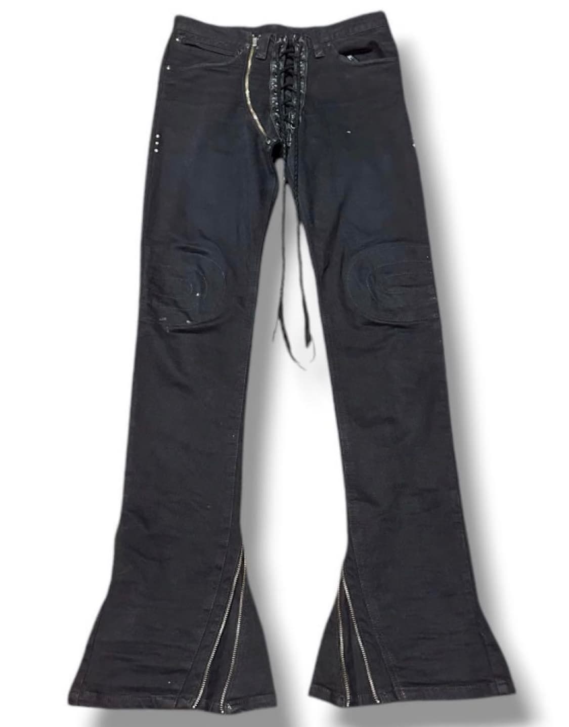 If six was nine lace up jeans 상품이미지2