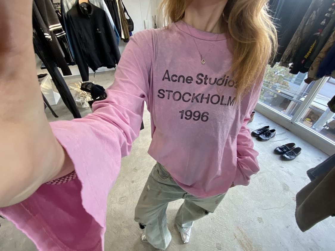 Acne studios 아크네 로고 롱 슬리브 상품이미지3