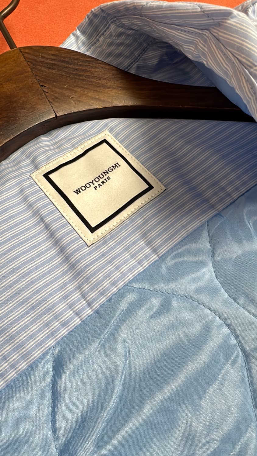 우영미 패디드 스트라이프 자켓 (미사용 새제품 백화점) 상품이미지8