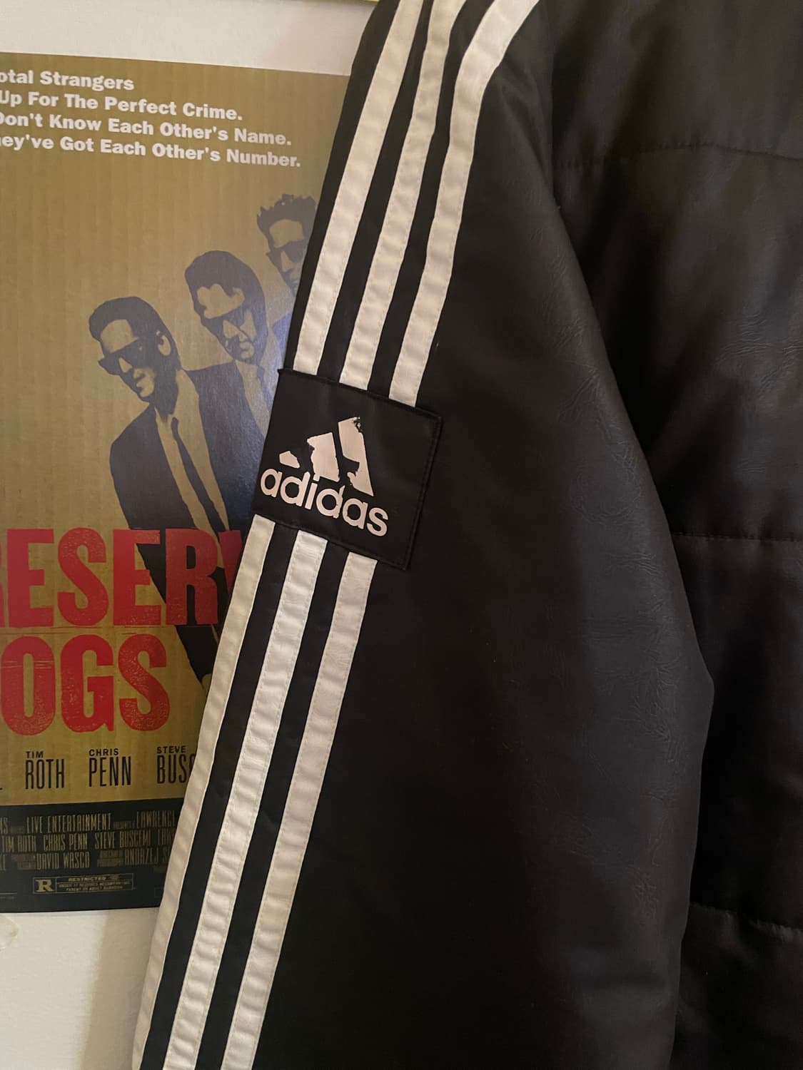 아디다스 액티브 레더 패딩 자켓 상품이미지2