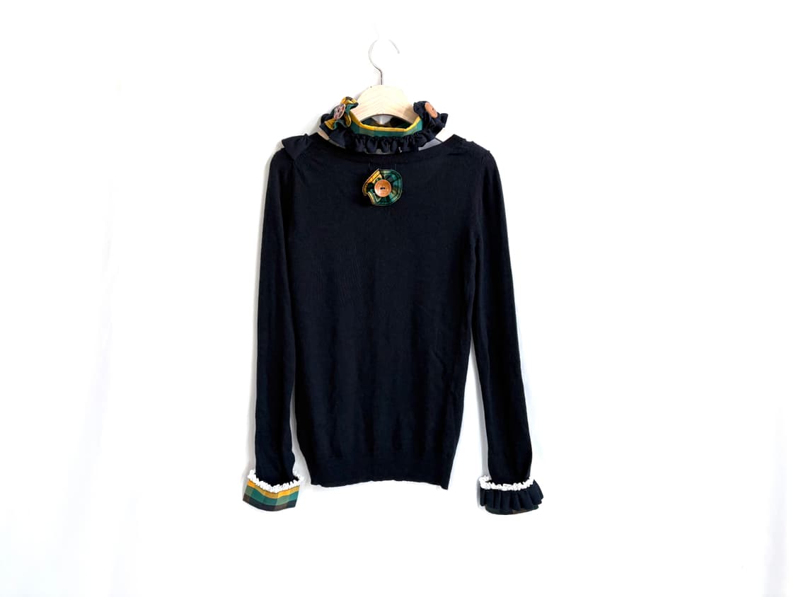 Custom)plaid Music-note🎵 preppy set 상품이미지4