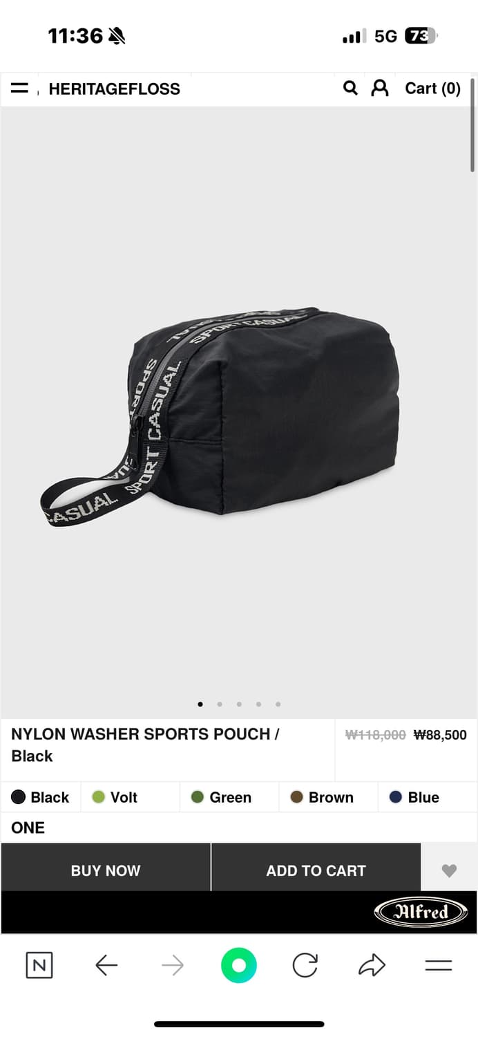 헤리티지 플로스 파우치백 판매 상품이미지1