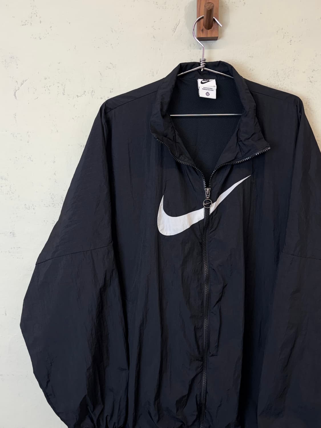 나이키 스우시 우븐 바람막이 블랙 상품이미지5