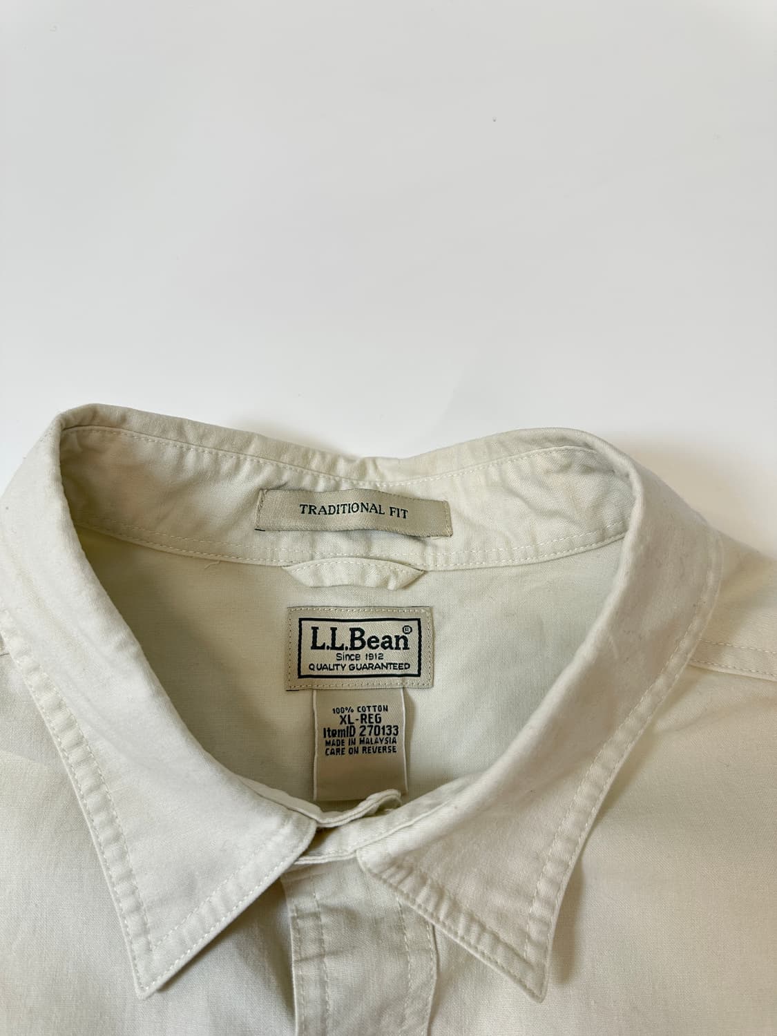 엘엘빈 투포켓 옥스포드 셔츠 베이지 xl 상품이미지4