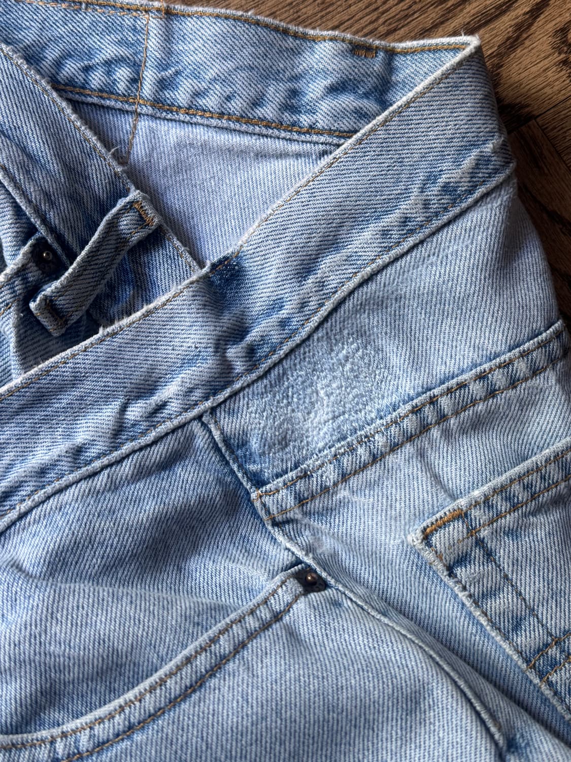 [32]리바이스 517 빈티지 리페어드 라이트블루 플레어진 F58 상품이미지5