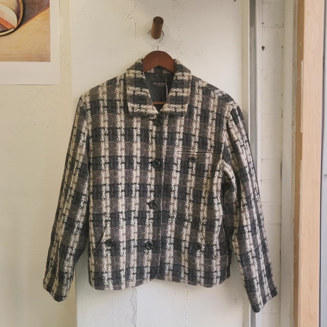 Seaking 트위드 울자켓 상품이미지3