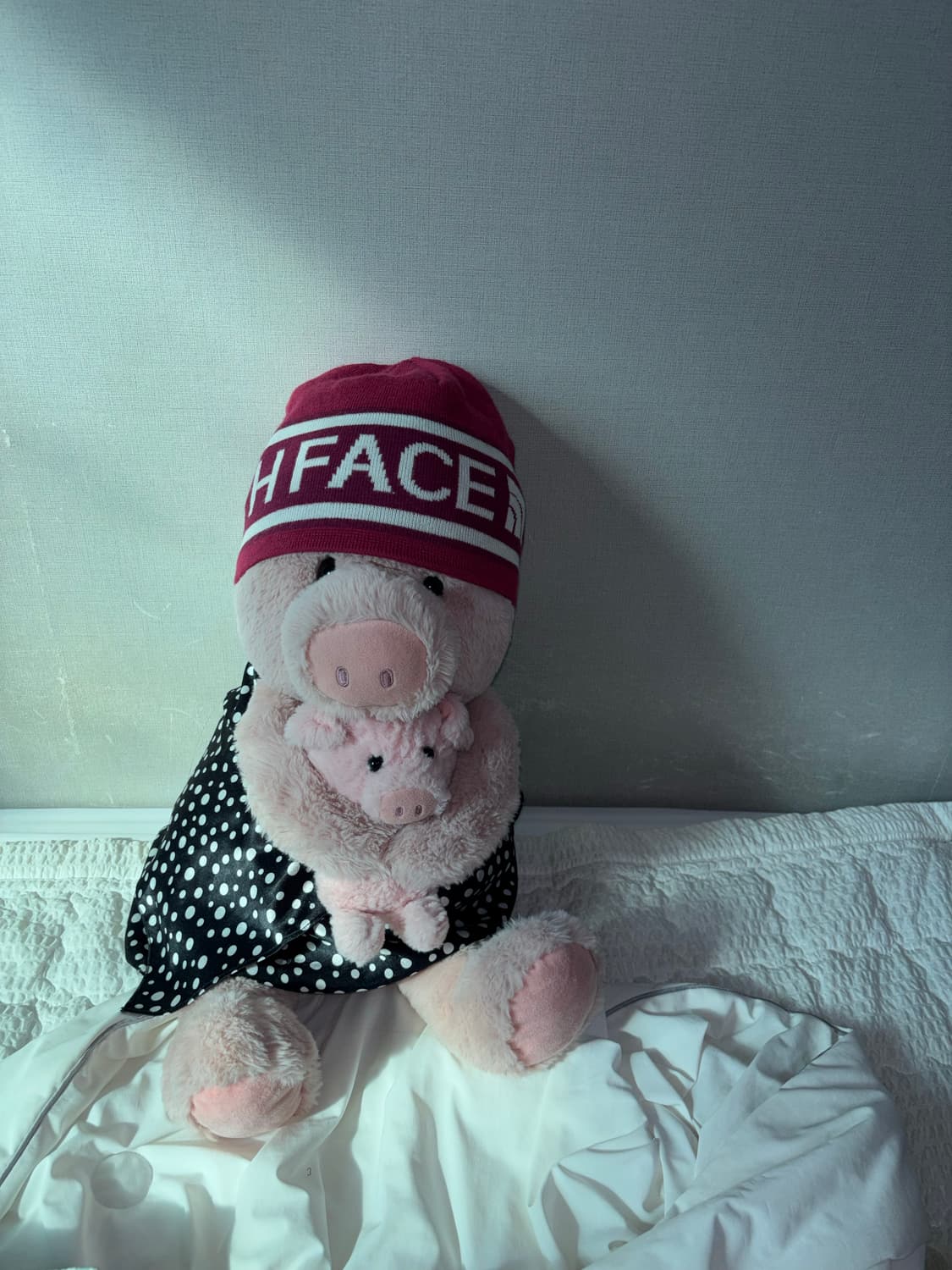 노스페이스 핑크 비니 상품이미지4