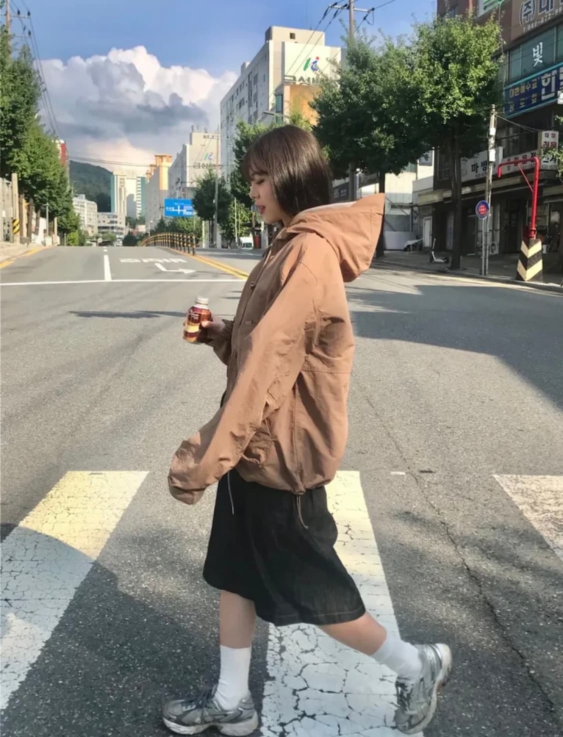 남녀공용 후드 바람막이 자켓 상품이미지2