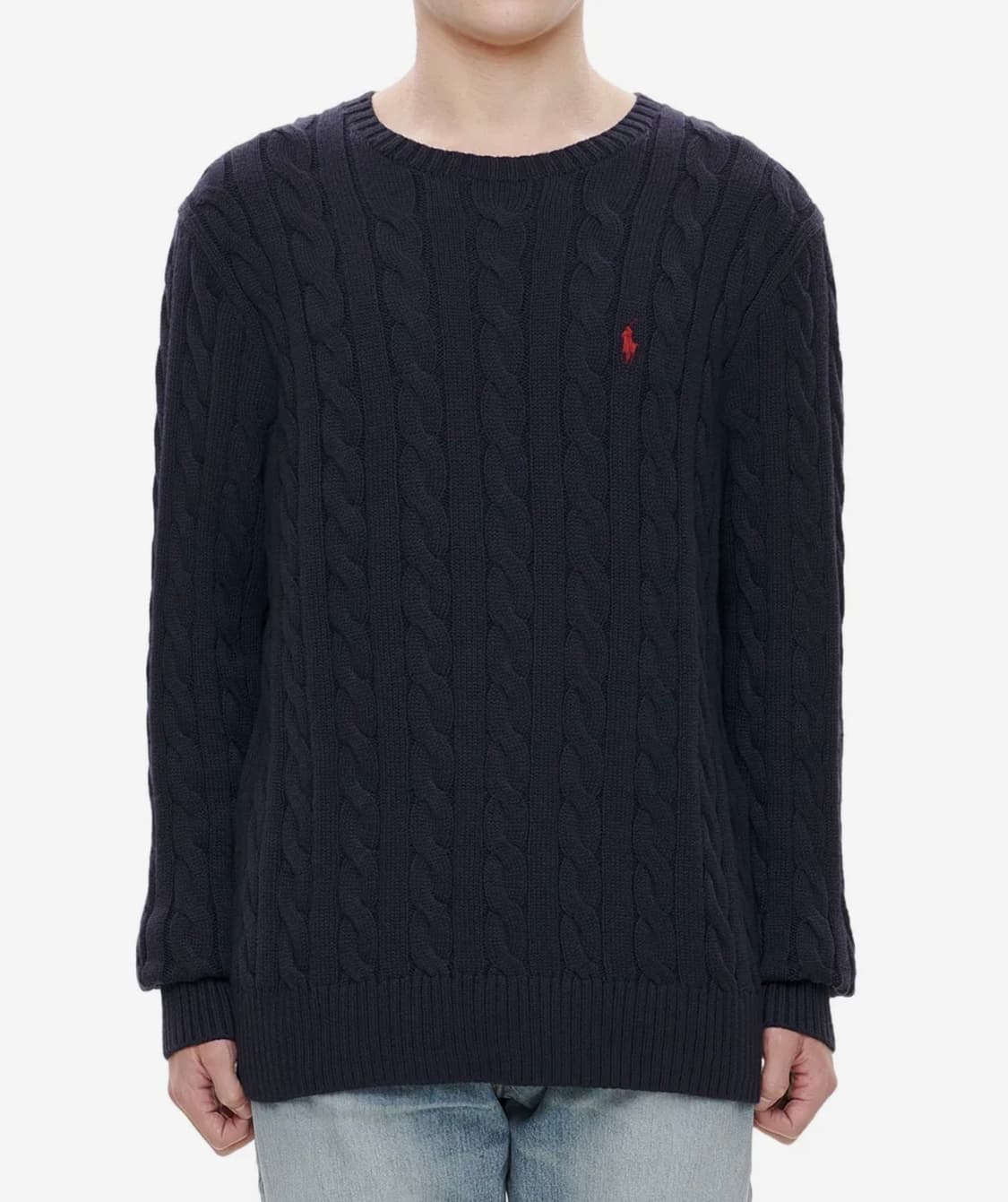 폴로 랄프로렌 / 케이블 니트 (네이비) / L 상품이미지2