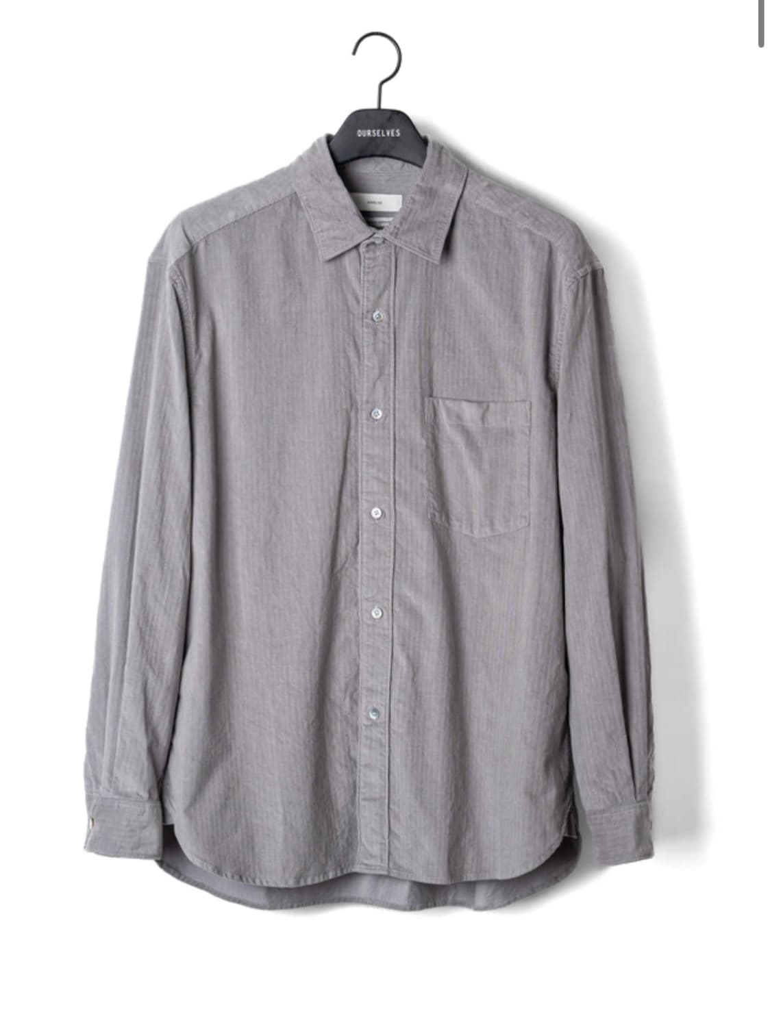 [Ourselves] Washed Corduroy Relaxed 셔츠 상품이미지1