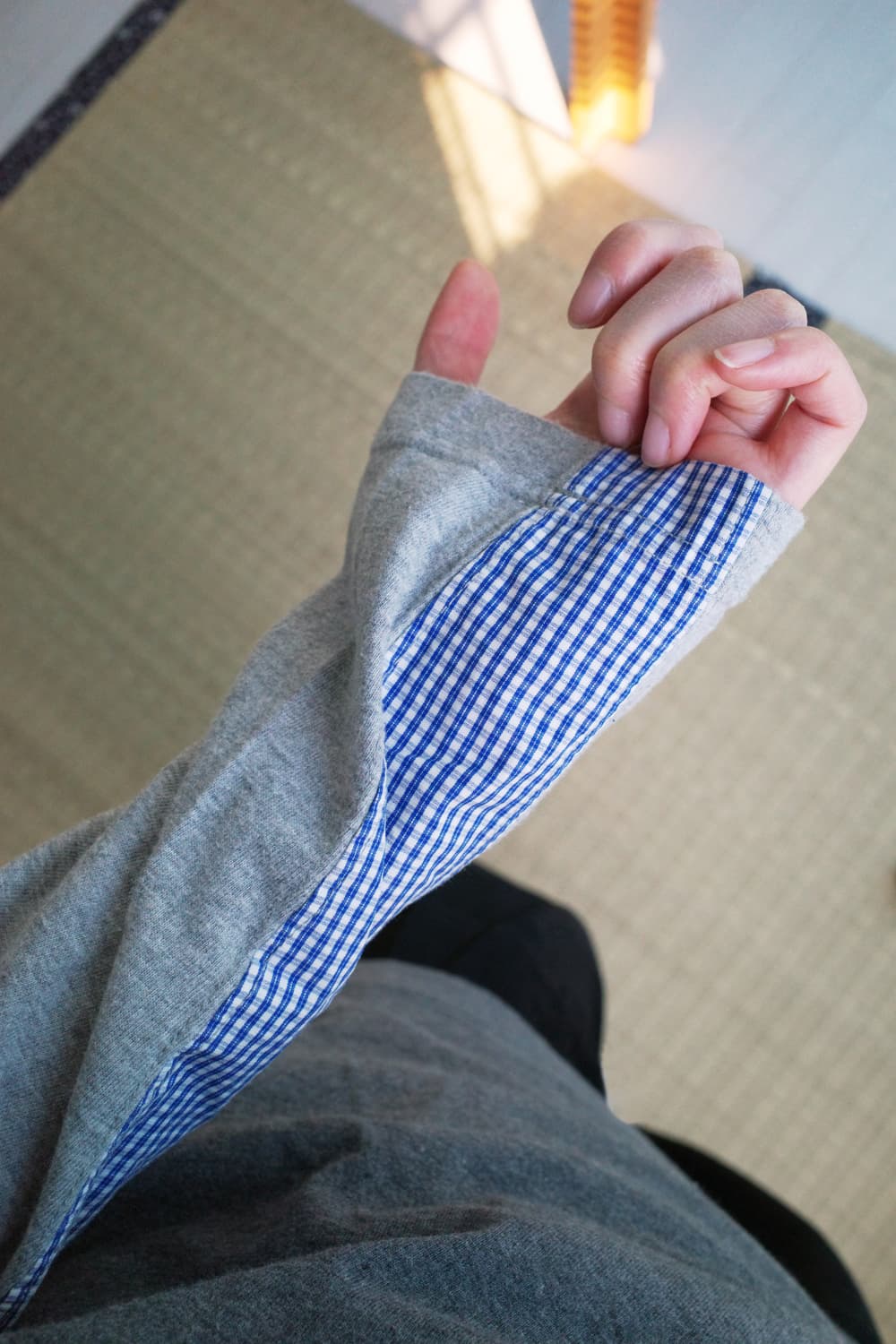 꼼데가르송 옴므 체크 롱슬리브 상품이미지4