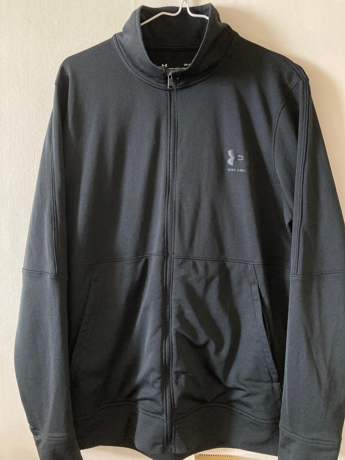 언더아머 블랙 집업 L 상품이미지1