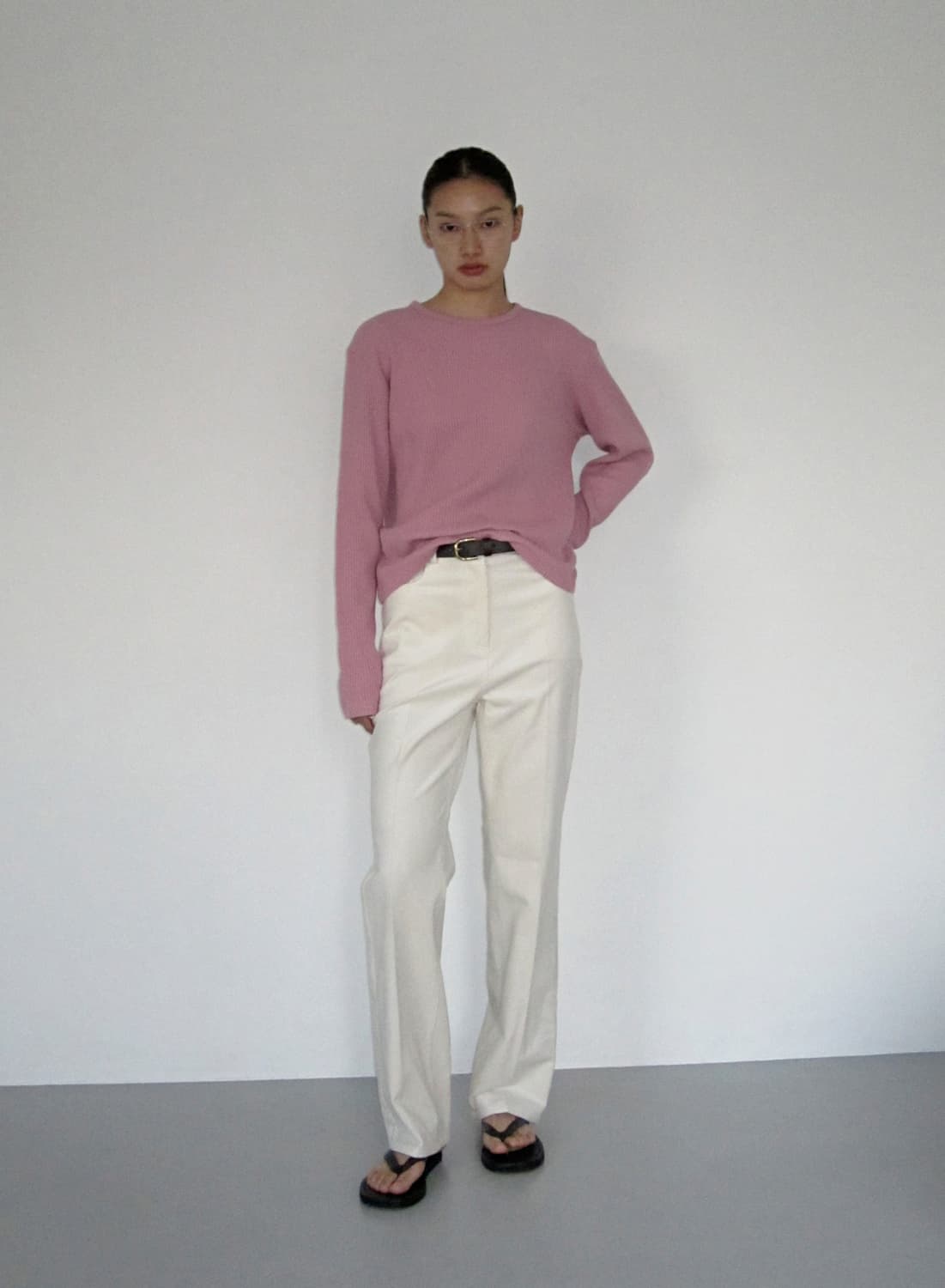 포니테일 90s 펄화이트 코듀로이 팬츠 상품이미지6