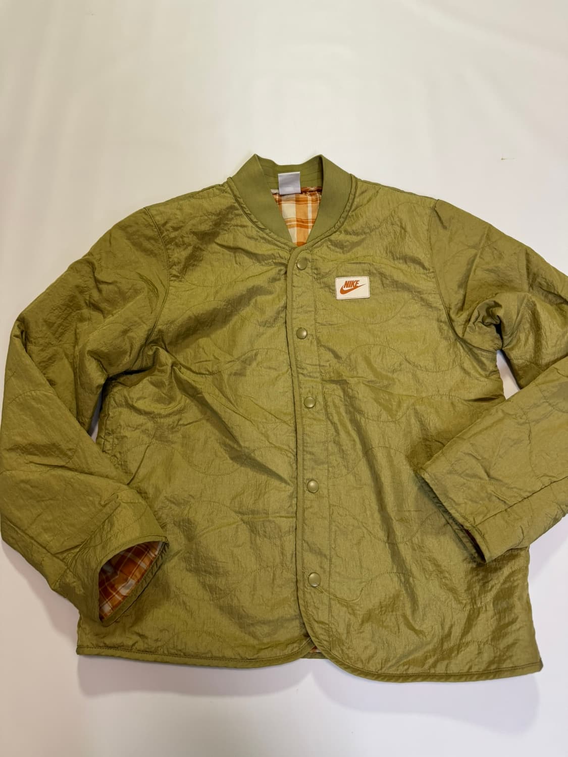 나이키 퀄티드 올리브그린 깔깔이 점퍼(L사이즈) 상품이미지1