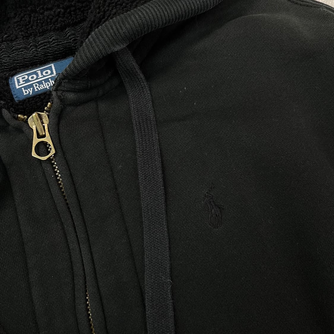 100 폴로 랄프로렌 양털 성조기 후드집업 상품이미지2