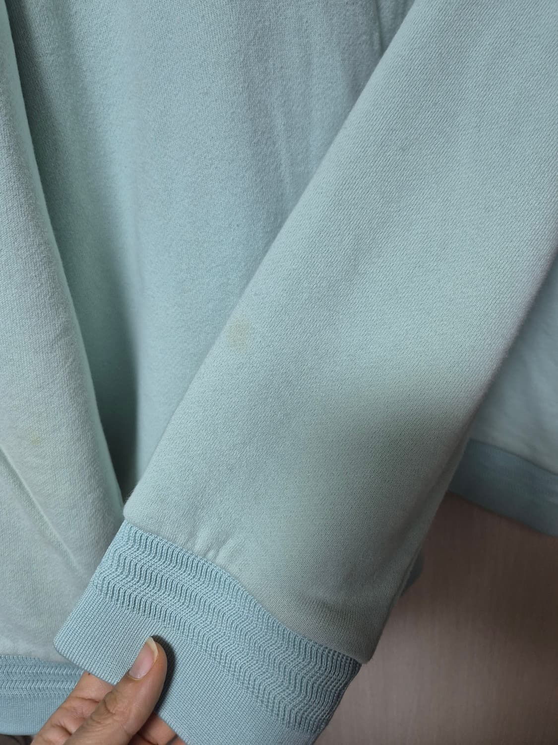 솔리드옴므 민트색 맨투맨 티셔츠 48 상품이미지7