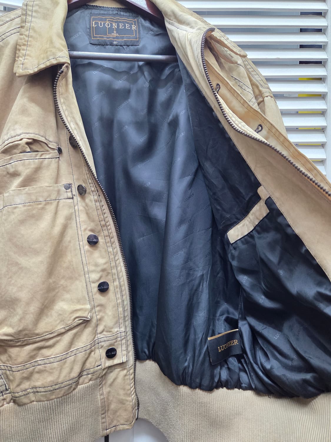 루오니어 안드레 블루종 자켓 상품이미지5