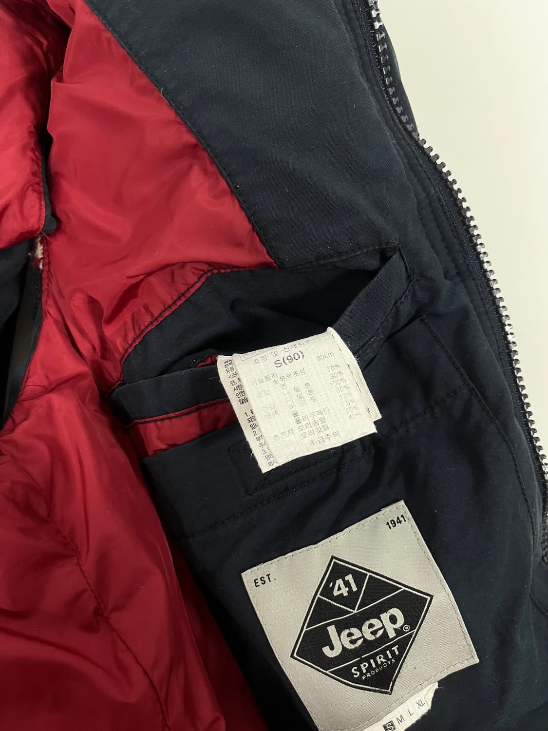 [s] jeep 지프 노르딕 패딩 조끼 상품이미지4