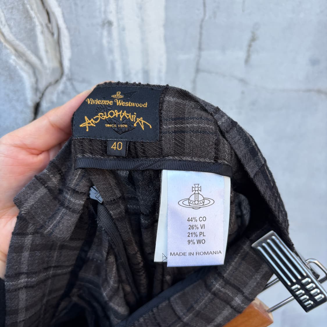 Vivienne Westwood 비비안웨스트우드 체크 스커트 상품이미지7