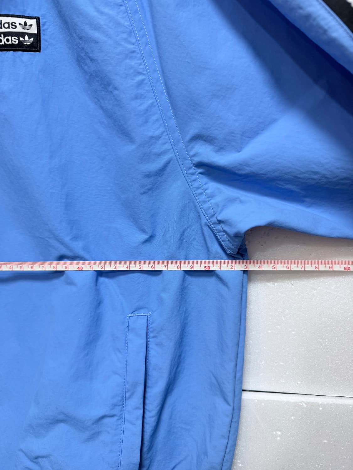 아디다스 우븐 밴딩로고 바람막이 M 상품이미지7