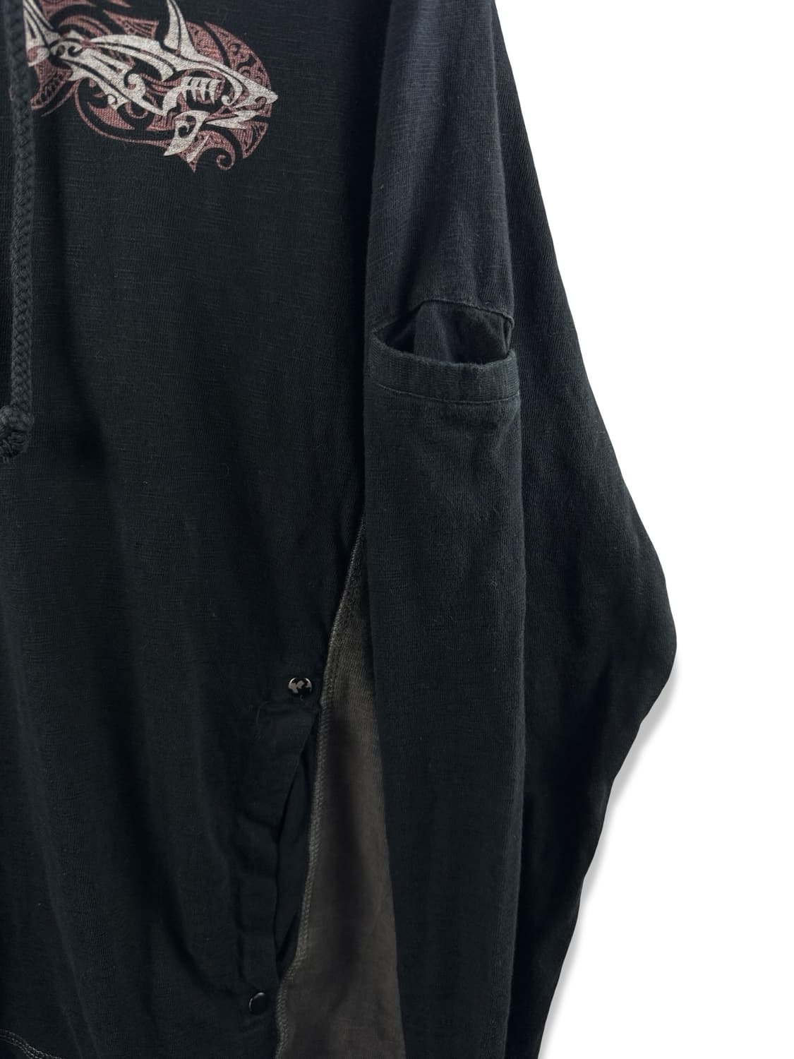 JPN Y2K 하와이안 프린팅 후드집업1823 상품이미지4