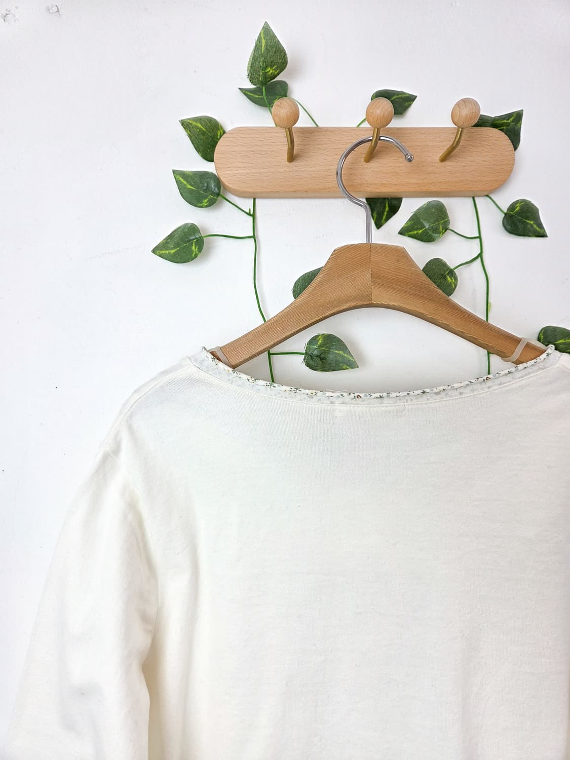 잔꽃 포인트 7부 슬리브 상품이미지5